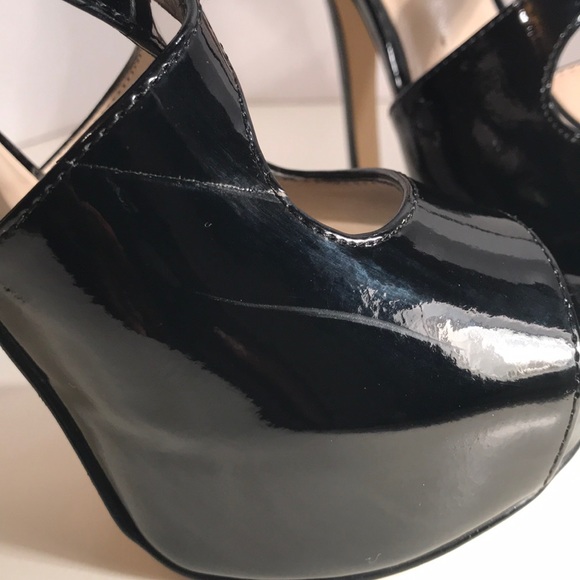 INC Patent Leather Heels With Crisscrossed Straps - Picture 8 of 8